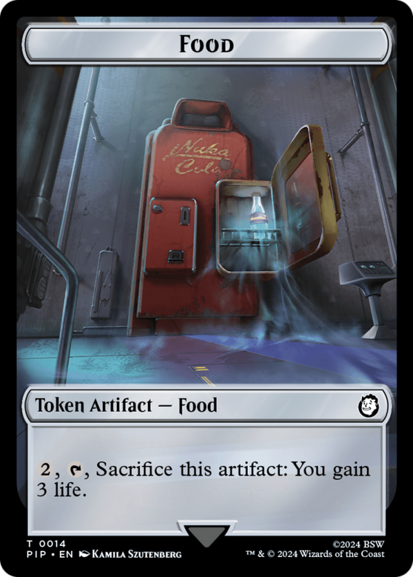 Food (0014)    Soldier (0004) Double-Sided Token [Fallout Tokens] Fashion