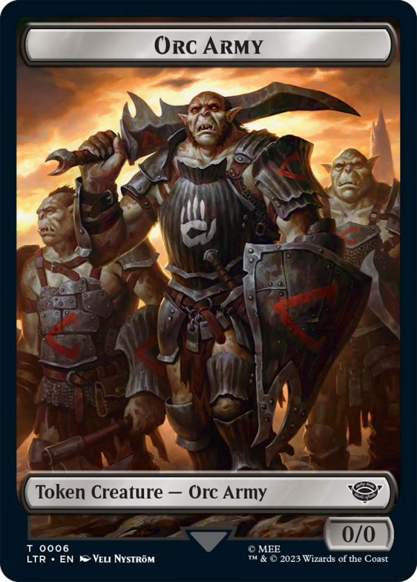 Food (09)    Orc Army (06) Double-Sided Token [The Lord of the Rings: Tales of Middle-Earth Tokens] Online Hot Sale - Image 2