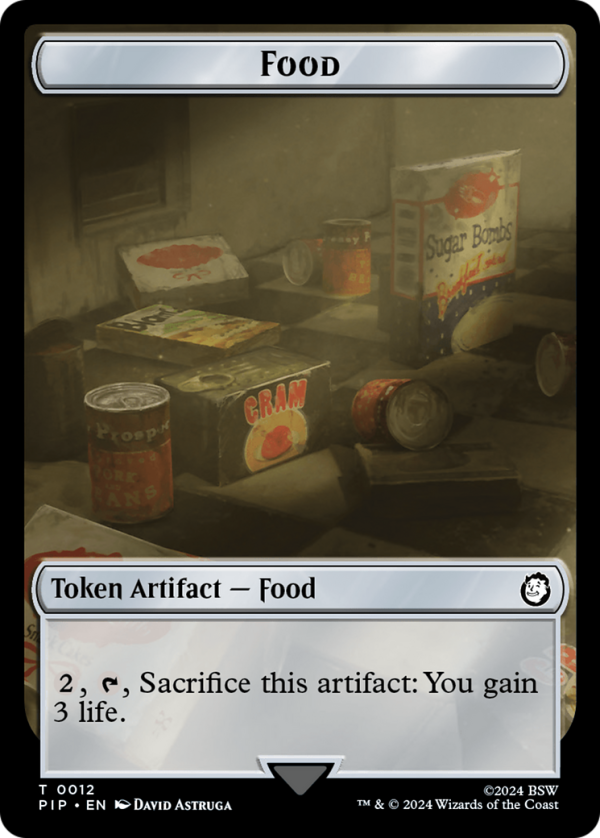 Food (0012)    Thopter Double-Sided Token [Fallout Tokens] For Sale
