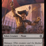 The Monarch    Pirate Double-Sided Token [The Lost Caverns of Ixalan Commander Tokens] on Sale - Image 2