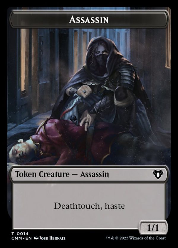 Spirit (0039)    Assassin Double-Sided Token [Commander Masters Tokens] Online Hot Sale - Image 2