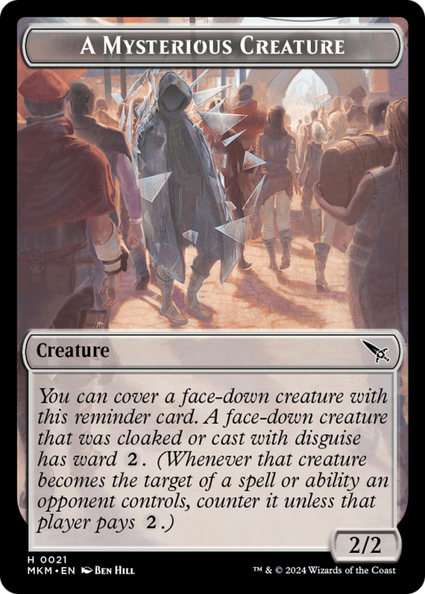 Ooze    A Mysterious Creature Double-Sided Token [Murders at Karlov Manor Tokens] Cheap - Image 2