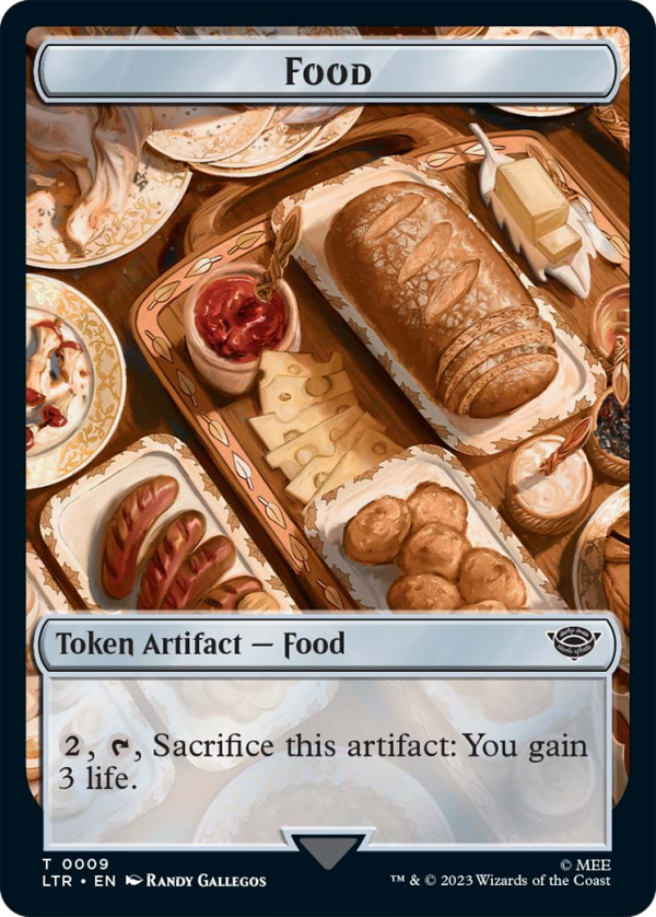 Food (09)    Orc Army (05) Double-Sided Token [The Lord of the Rings: Tales of Middle-Earth Tokens] For Cheap