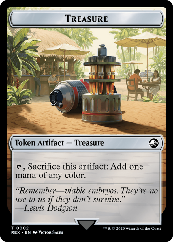 Treasure (0002)    Golem Double-Sided Token [Jurassic World Collection Tokens] on Sale