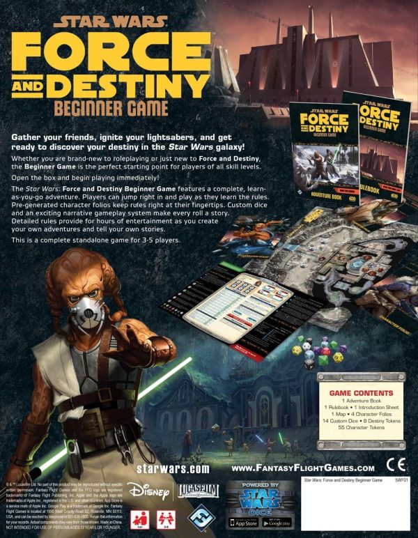 Force and Destiny Beginner Game (Star Wars RPG) For Discount - Image 2