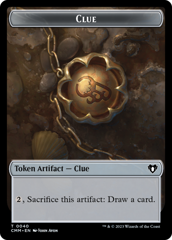 Clue    Ob Nixilis of the Black Oath Emblem Double-Sided Token [Commander Masters Tokens] Discount