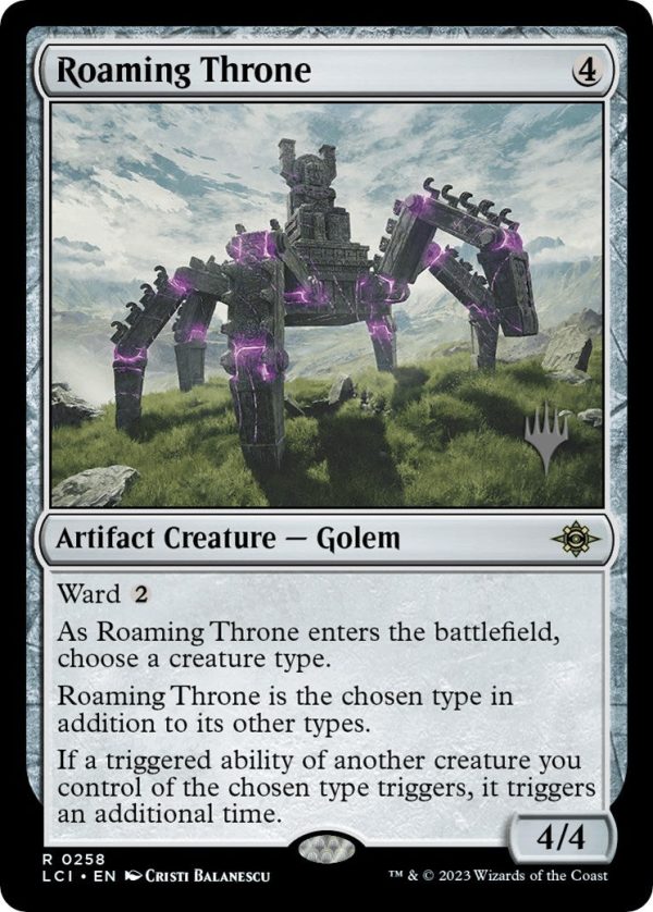 Roaming Throne (Promo Pack) [The Lost Caverns of Ixalan Promos] Discount - Image 2