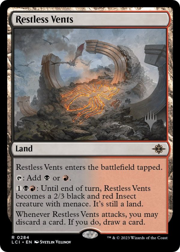 Restless Vents (Promo Pack) [The Lost Caverns of Ixalan Promos] Supply - Image 2