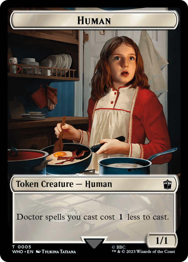 Human (0005)    Treasure (0029) Double-Sided Token [Doctor Who Tokens] Online now