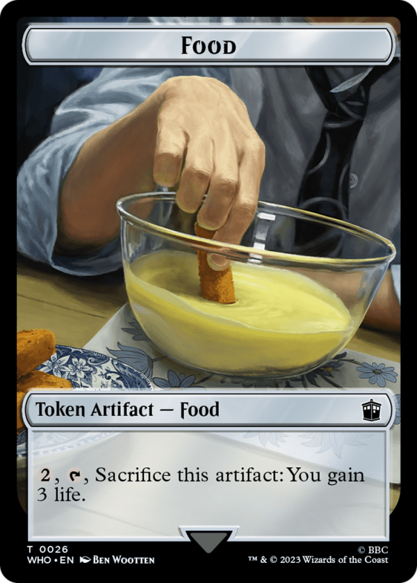 Soldier    Food (0026) Double-Sided Token [Doctor Who Tokens] Online Sale - Image 2