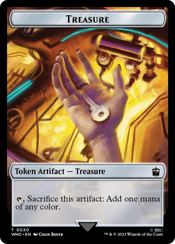 Fish    Treasure (0030) Double-Sided Token [Doctor Who Tokens] Online now - Image 2