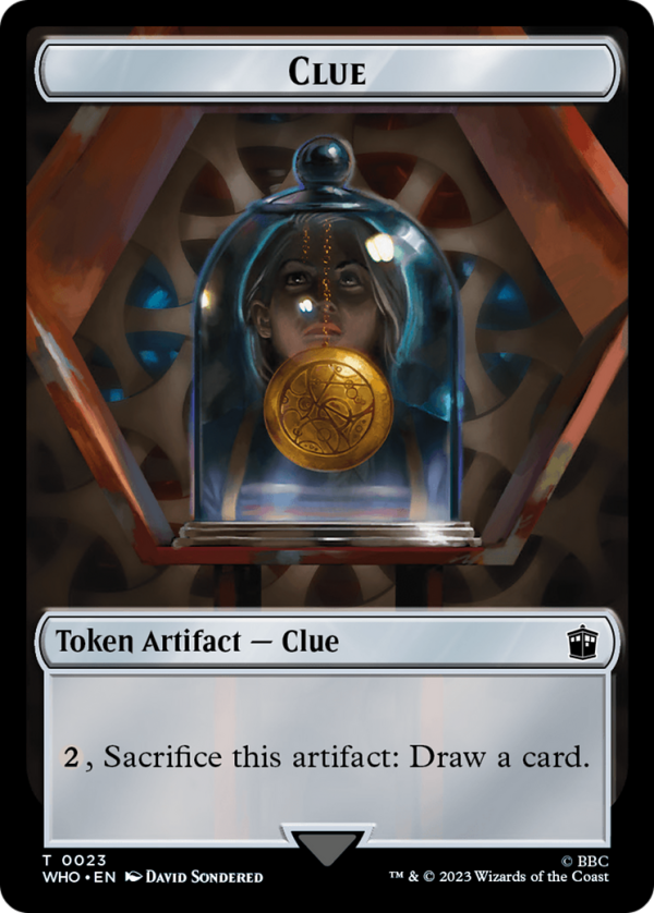 Copy    Clue (0023) Double-Sided Token [Doctor Who Tokens] Sale - Image 2