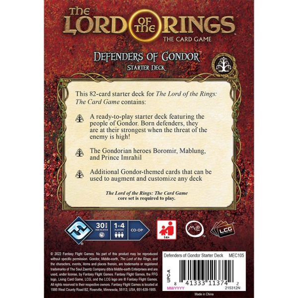 Lord Of The Rings LCG - Defenders of Gondor Starter Deck Online - Image 2