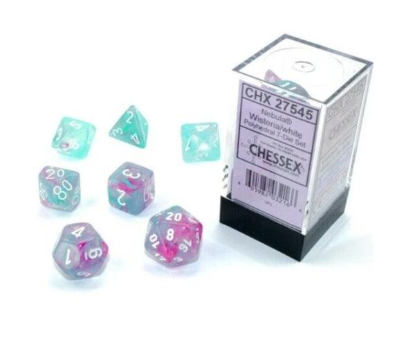 Nebula Polyhedral Wisteria white Luminary 7-Die Set Hot on Sale