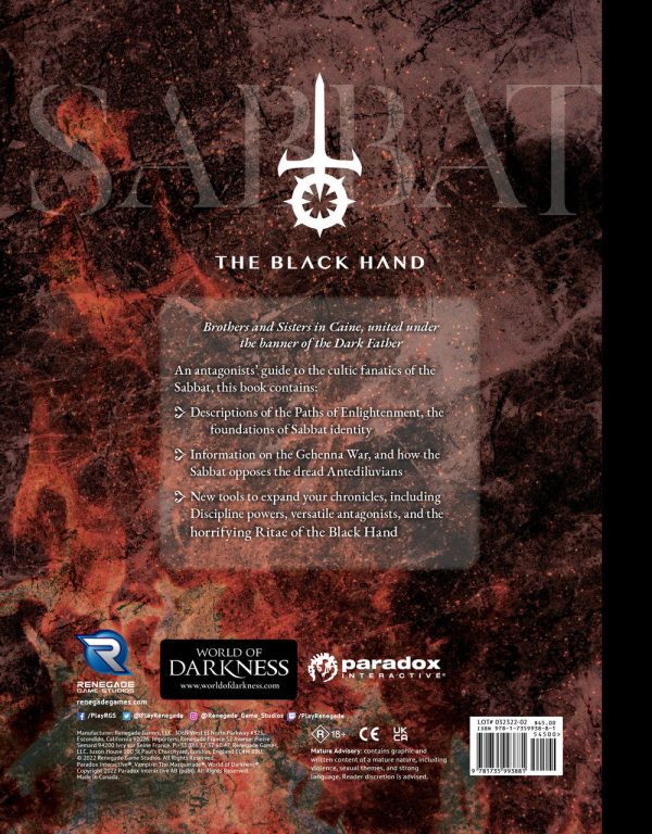 Vampire the Masquerade - Sabbat: The Black Hand Online now - Image 2