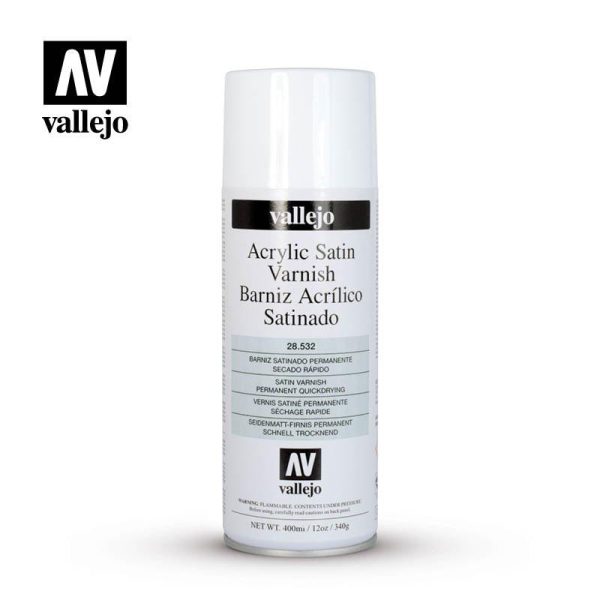 Acrylic Satin Spray Varnish (400ml) Cheap
