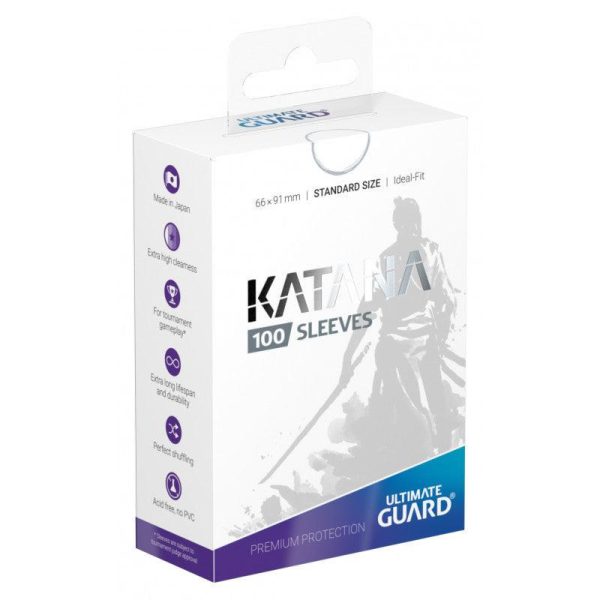 Katana Sleeves - 100ct - White Online now