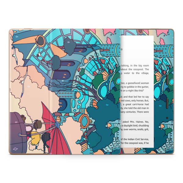 Castle in the Sky Kindle Skin Cheap - Image 3