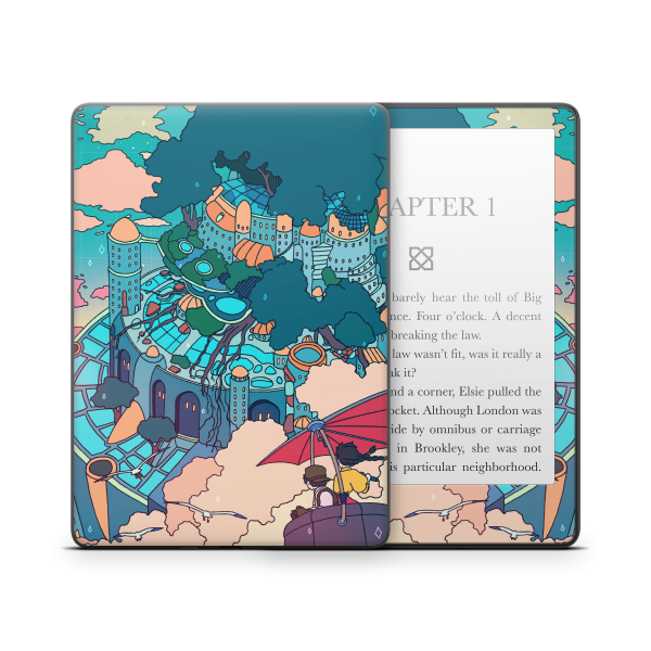 Castle in the Sky Kindle Skin Cheap - Image 5