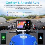 Carpuride W712D Rotatable Motorcycle Stereo with GPS Navigation & Dash Cam Hot on Sale - Image 4