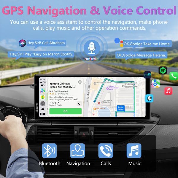CARPURIDE W903 Portable Smart Multimedia Dashboard Console with Front Camera and DVR Function For Cheap - Image 4