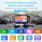 Carpuride W712D Rotatable Motorcycle Stereo with GPS Navigation & Dash Cam Hot on Sale - Image 3