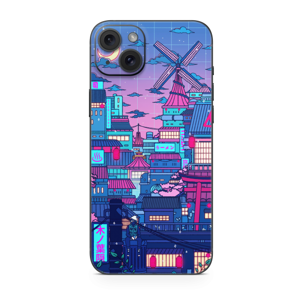 Apple iPhone Cyberpunk Village Skin Discount - Image 3