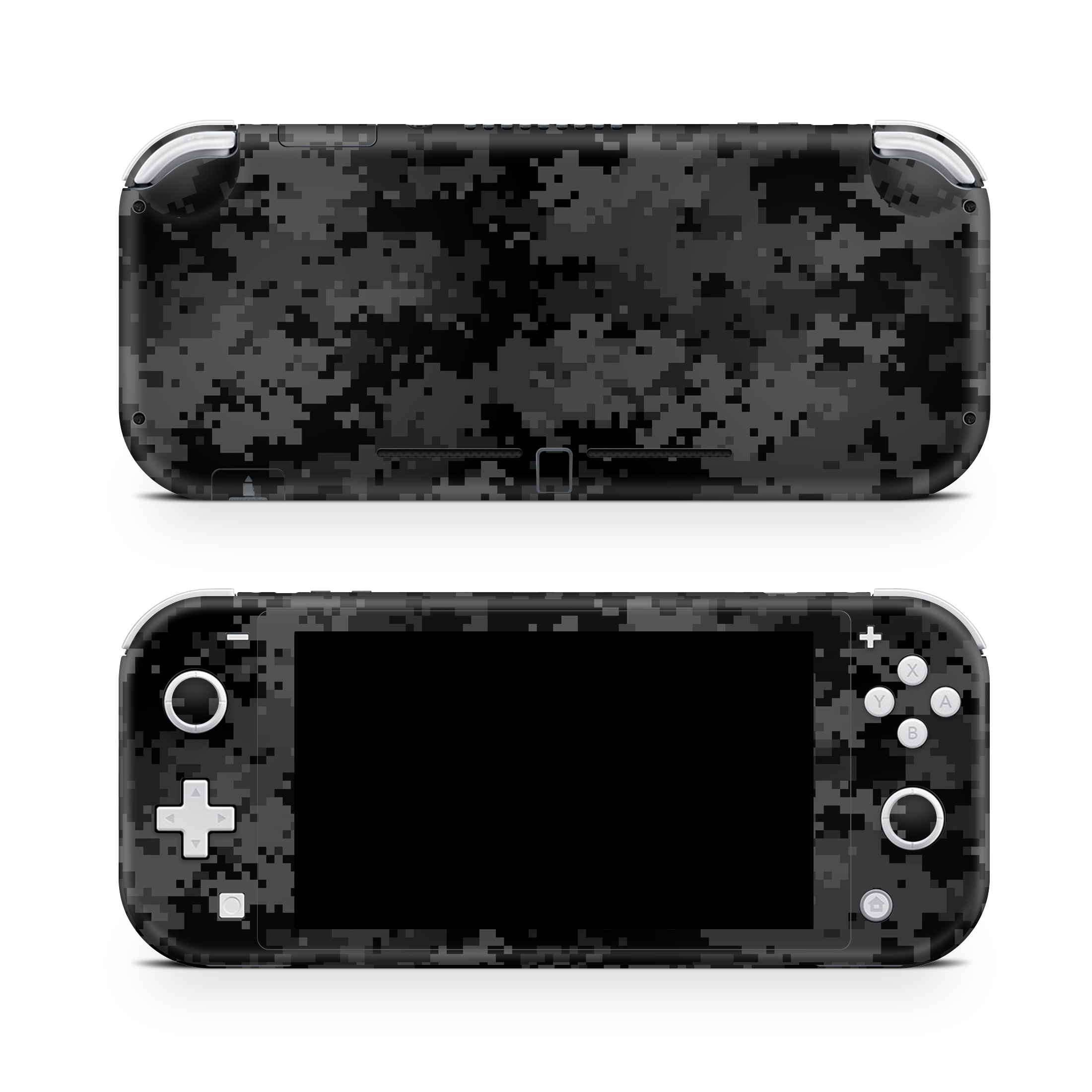 Nintendo Switch LITE Skin Black Digi Camo For Sale