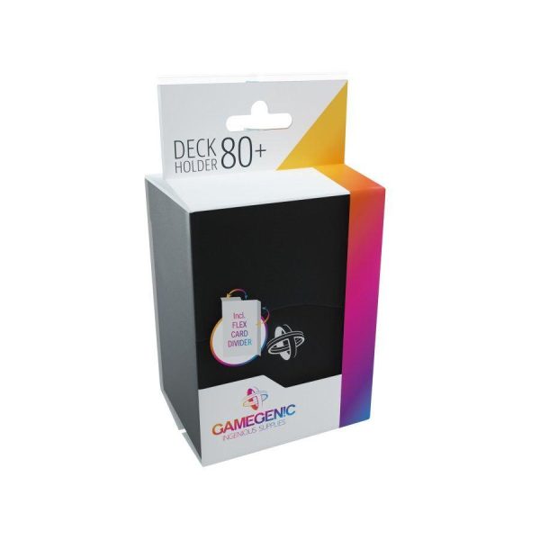 Deck Holder 80+ Card Deck Box: Black For Cheap