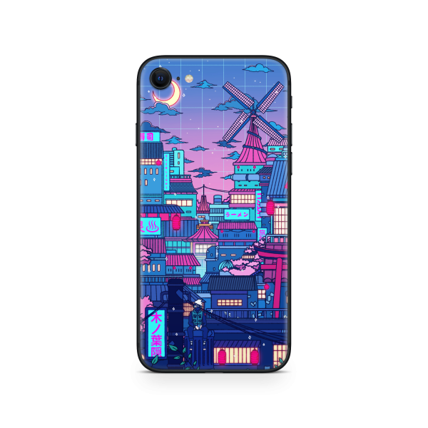 Apple iPhone Cyberpunk Village Skin Discount - Image 2
