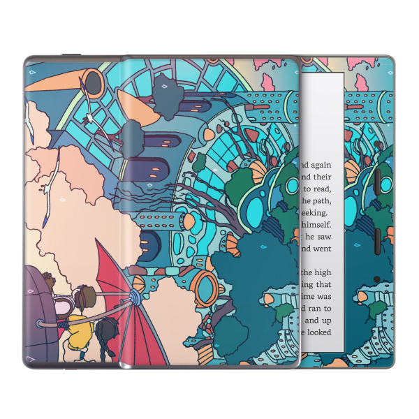 Castle in the Sky Kindle Skin Cheap - Image 4