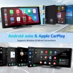 CARPURIDE W103 Pro Portable Smart Multimedia Dual Bluetooth Dashboard Console Hot on Sale - Image 2