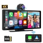 CARPURIDE W903 Portable Smart Multimedia Dashboard Console with Front Camera and DVR Function For Cheap