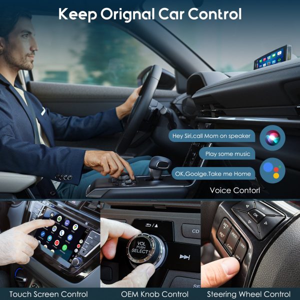 CARPURIDE H02  2-in-1 Magic Box adapter  - Wireless CarPlay or Android Auto Adapter Sale - Image 4