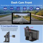 CARPURIDE W703 Portable Smart Multimedia Car Stereo with Dual Cameras and DVR Function Cheap - Image 4