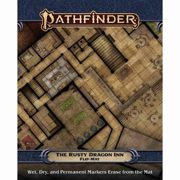 Pathfinder RPG: Flip-Mat - The Rusty Dragon Inn on Sale