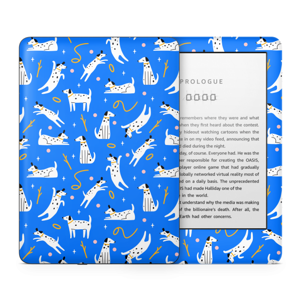 Cobalt Dog Kindle Skin For Cheap - Image 2