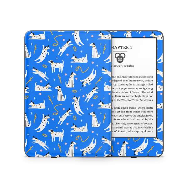Cobalt Dog Kindle Skin For Cheap