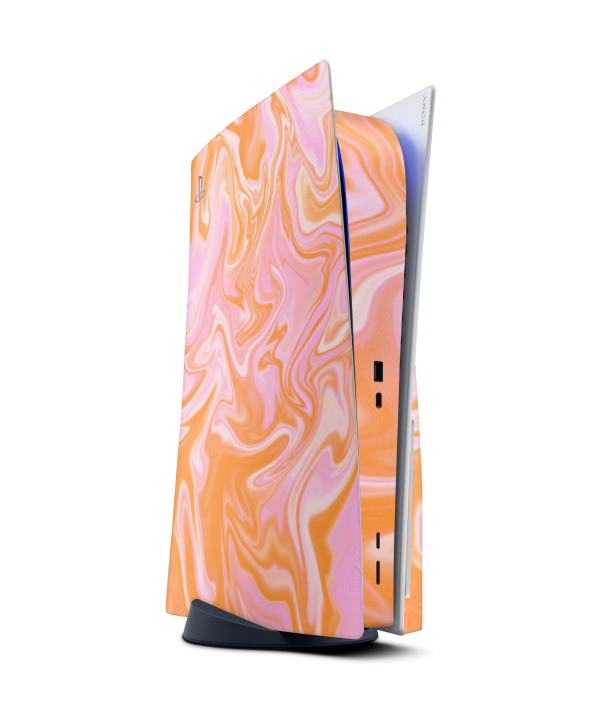 PlayStation 5 Disc Skin Retro Lava For Discount