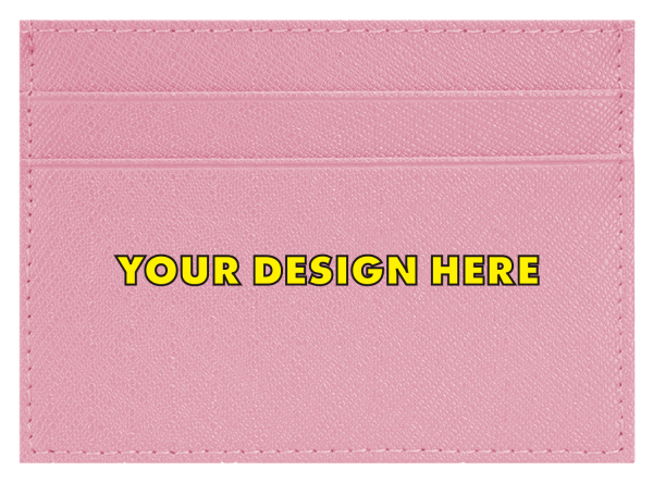 Create Your Own - Leather Wallet (Pink) For Sale