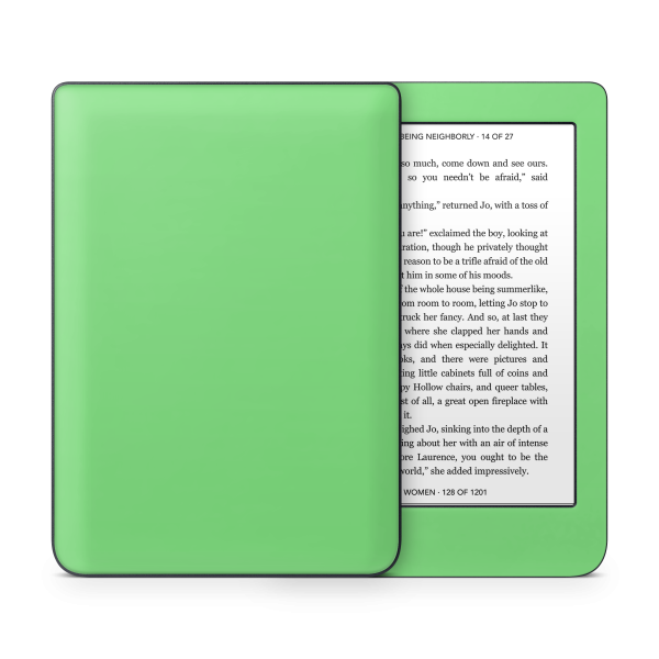 Pastel Green Kobo eReader Skin Supply