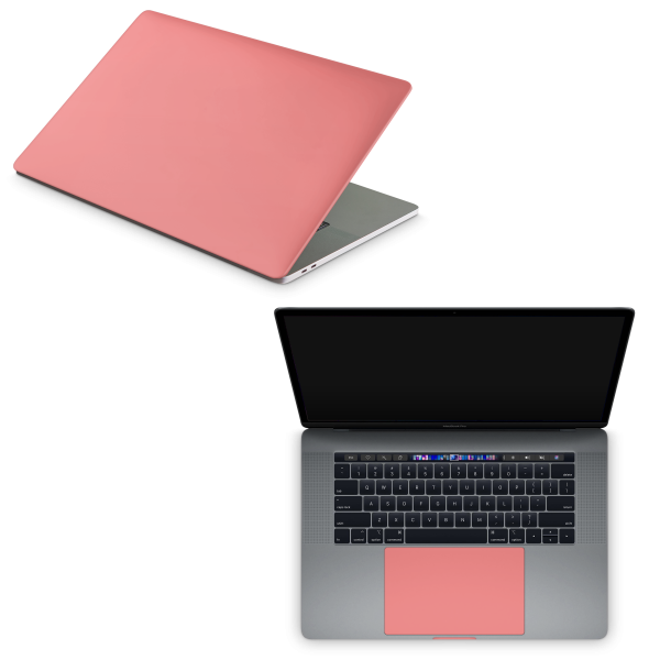 Apple MacBook Skin Light Coral For Cheap - Image 4