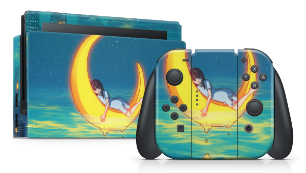 Nintendo Switch 2017 Skin Girl on the Moon For Discount