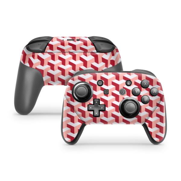Nintendo Switch Pro Controller Skin GG Red Cheap