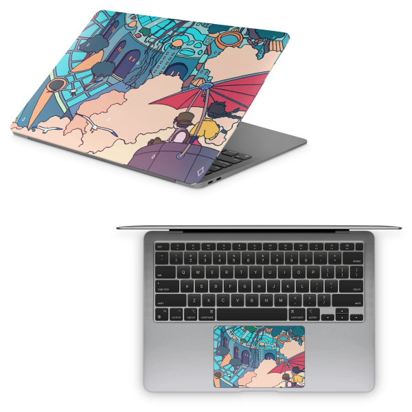 Apple MacBook Castle in the Sky Skin Online - Image 3