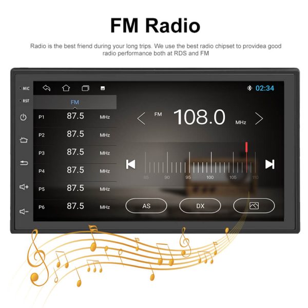 CARPURIDE Android 8.1 2Din 7   Car Stereo Radio TFT Car MP5 Player 1080P BT WIFI GPS Navigation FM Phone Link Auto Radio For Sale - Image 4