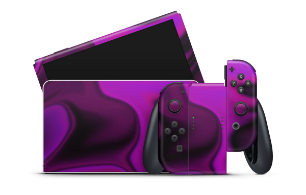 Nintendo Switch OLED Skin Purp Hot on Sale