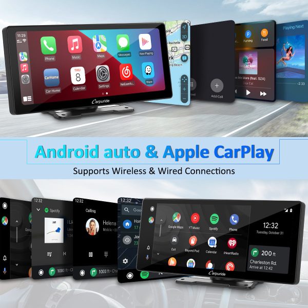 CARPURIDE W103 Portable Smart Multimedia Dashboard Console With Backup Camera For Cheap - Image 4