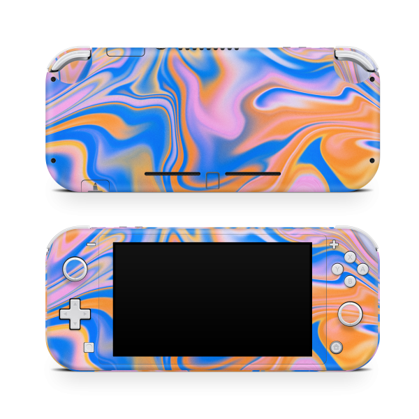 Nintendo Switch Lite Skin Blue Liquid Online Sale