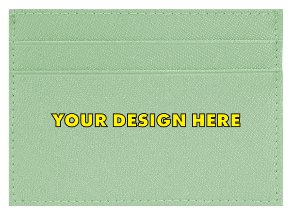 Create Your Own - Leather Wallet (Green) Online now